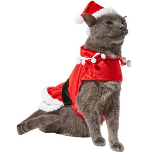 Frisco Mrs. Claus Dog & Cat Costume, X-Small