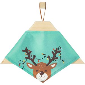 Frisco Peekaboo Reindeer Dog & Cat Bandana, X-Small/Small