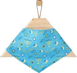 Frisco Festive Hanukkah Dog & Cat Bandana, Medium/Large