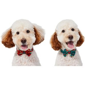 Frisco Festive Dog & Cat Bow Tie, 2 Pack, Medium/Large