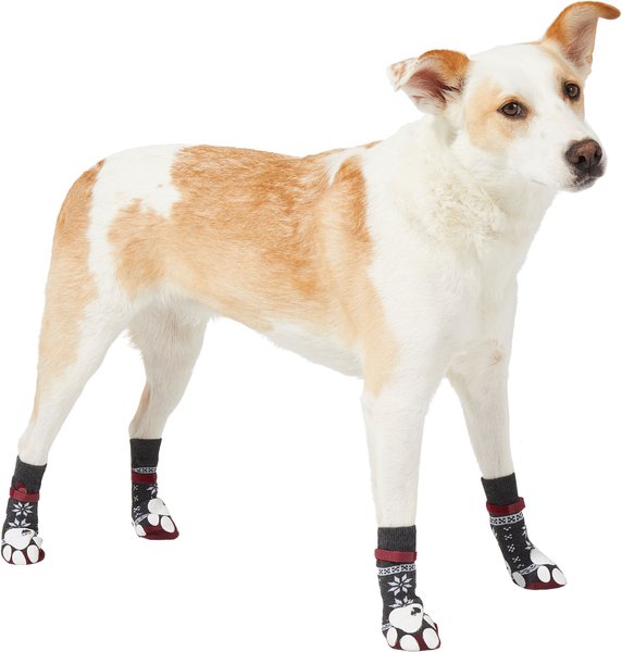 Frisco Non-Skid Non-Skid Fair Isle Dog Socks, Size 2 slide 1 of 6