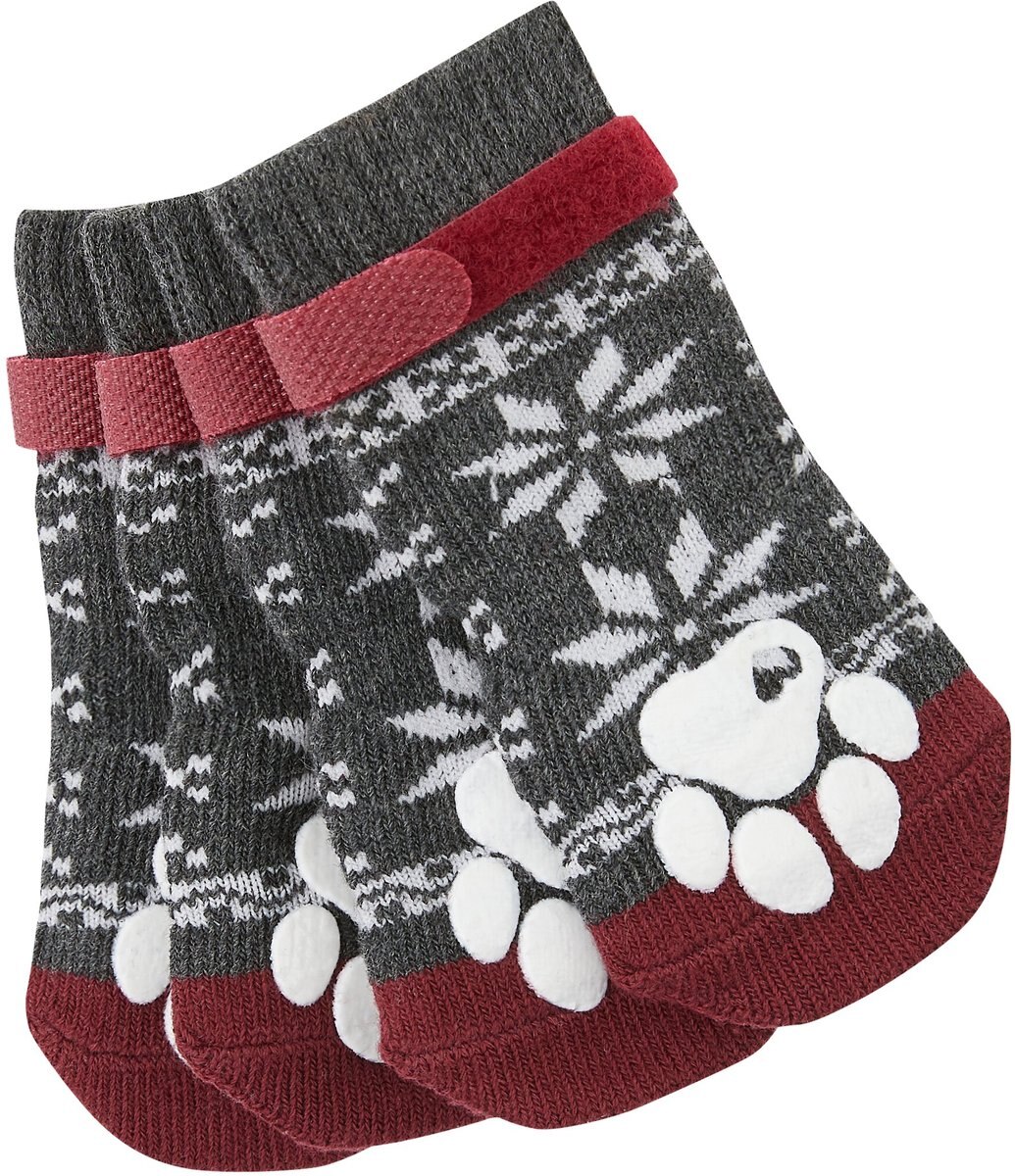 Frisco Floral Non-Skid Dog Socks