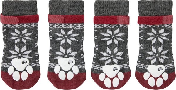 Frisco Non-Skid Non-Skid Fair Isle Dog Socks, Size 7 slide 1 of 6