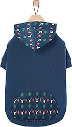 Frisco Argyle Plaid Dog & Cat Hoodie, X-Small