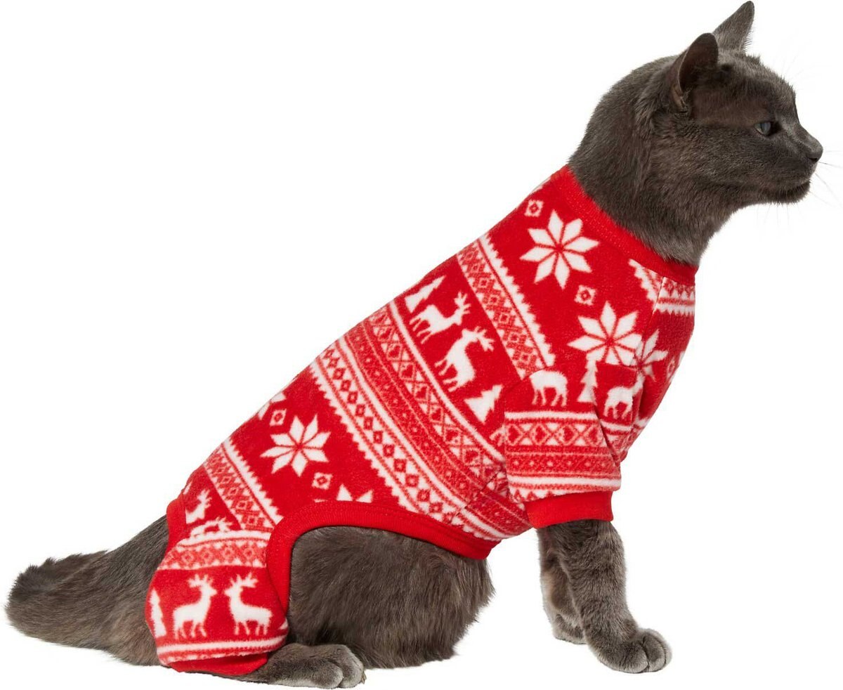 Frisco Dog & Cat Polar Bear Fair Isle Sweater