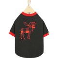 Frisco Plaid Moose Dog & Cat T-shirt, Medium