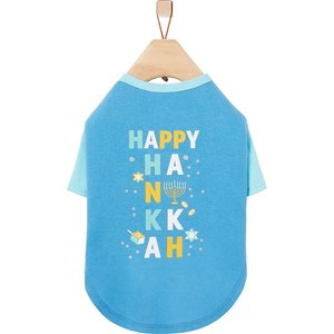 Frisco Happy Hanukkah Dog & Cat T-shirt, X-Small