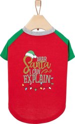 Frisco Santa I Can Explain Dog & Cat T-shirt, X-Small