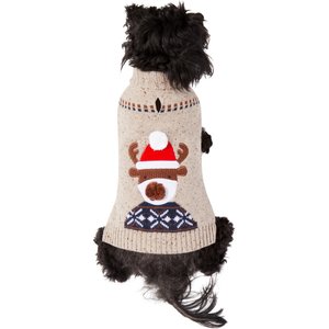 Frisco Smiling Reindeer Dog & Cat Sweater, X-Large