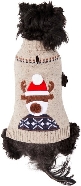 Frisco Smiling Reindeer Dog & Cat Sweater, XX-Large slide 1 of 7