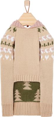 Show full view: Frisco Nordic Fair Isle Dog & Cat Hooded Sweater, XX-Large slide 3 of 8