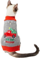 Frisco Holiday Truck Dog & Cat Sweater, X-Small