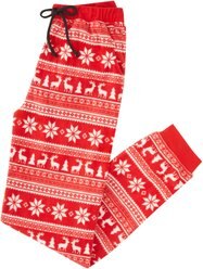Frisco Holiday Fair Isle Polar Fleece Unisex Adult Pajama Pants, X-Large