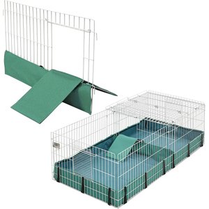 Midwest Homes Pets Large Interactive Guinea Pig Hamster Cage Habitat Plus Deluxe 