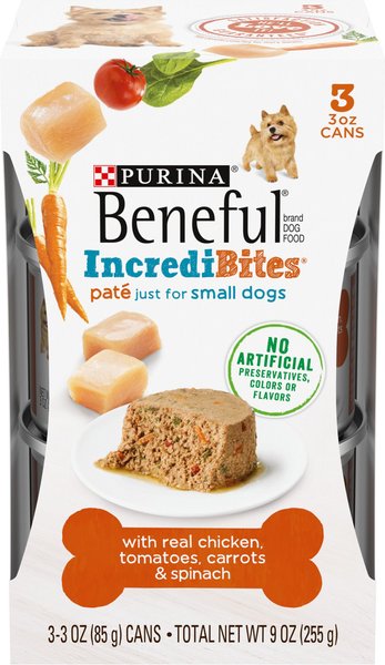 PURINA BENEFUL IncrediBites Pate with Real Chicken Tomatoes