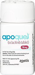 Apoquel (oclacitinib) Tablets for Dogs, 16-mg, 30 tablets slide 1 of 4