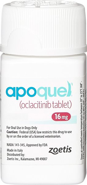 Apoquel (oclacitinib) Tablets for Dogs, 16-mg, 30 tablets slide 1 of 6