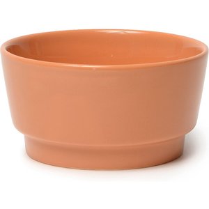 Waggo Gloss Ceramic Dog Bowl, Rust, 4-cup