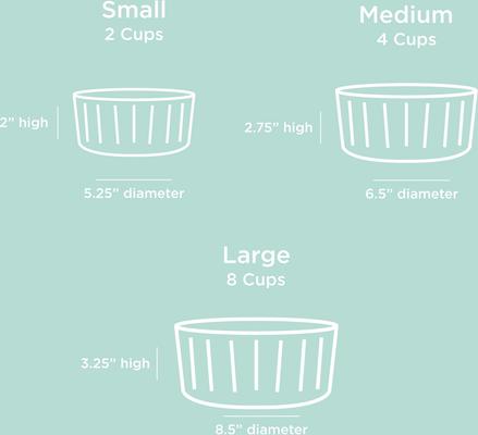 Show full view: Waggo Ripple Ceramic Dog Bowl, Teal, 8-cup slide 7 of 8