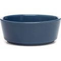Waggo Simple Solid Ceramic Dog & Cat Bowl, Royal Blue, 4-cup