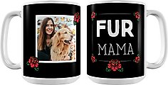 Frisco Personalized Fur Mama White Coffee Mug, 15-oz