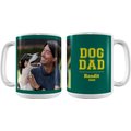 Frisco Personalized Dog Dad White Coffee Mug, 15-oz