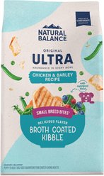 Natural Balance Original Ultra Chicken & Barley Formula Small Breed Bites Dry Dog Food, 11-lb bag slide 1 of 6