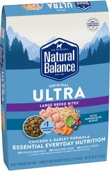 Natural Balance Original Ultra Chicken & Barley Formula Large Breed Bites Dry Dog Food, 30-lb bag