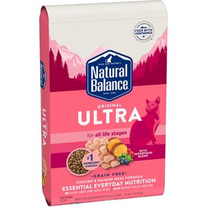 Natural Balance Original Ultra Chicken & Salmon Meal Grain-Free Dry Cat Food Formula, 15-lb bag
