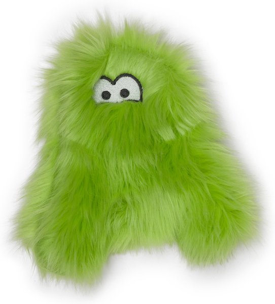 West Paw Richey Squeaky Stuffing-Free Plush Dog Toy, Lime slide 1 of 6