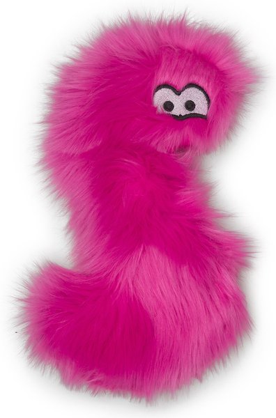 West Paw Geraldine Squeaky Stuffing-Free Plush Dog Toy, Hot Pink slide 1 of 6