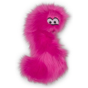 West Paw Geraldine Squeaky Stuffing-Free Plush Dog Toy, Hot Pink
