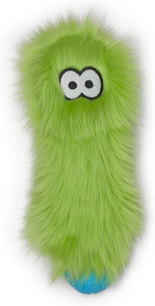 West Paw Rowdies Custer Squeaky Plush Dog Toy, Lime slide 1 of 7