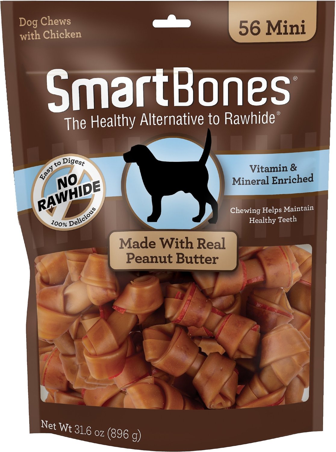 smartbones mini peanut butter