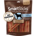SmartBones SmartSticks Peanut Butter Dog Treats, 25 count