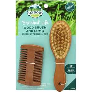 Oxbow Enriched Life Wood Small Animal Brush & Comb