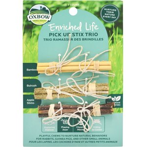 Oxbow Enriched Life Pick Up Stix Trio Small Animal Toy