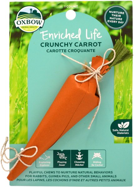Oxbow Enriched Life Crunchy Carrot Small Animal Toy slide 1 of 9