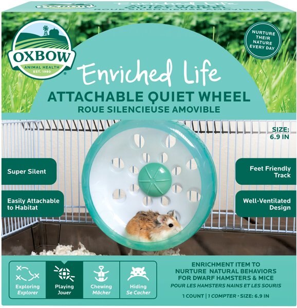 Oxbow Enriched Life Attachable Quiet Wheel Small Animal Toy slide 1 of 9