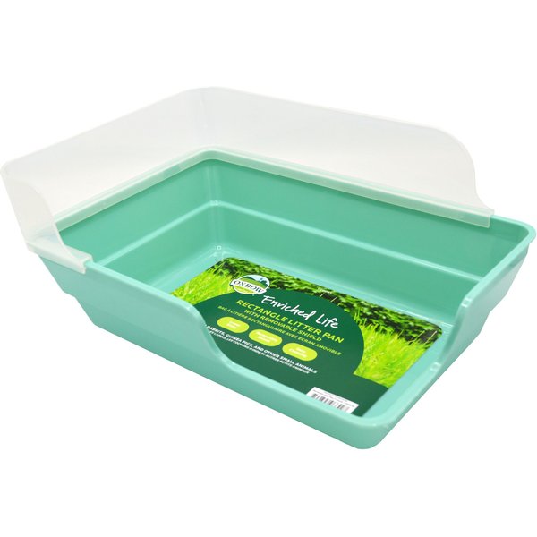 OXBOW Enriched Life Rectangle Small Animal Litter Pan with Removable ...