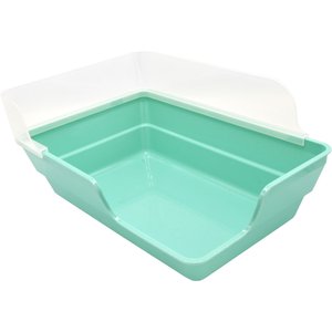 Oxbow Enriched Life Rectangle Small Animal Litter Pan with Removable Shield