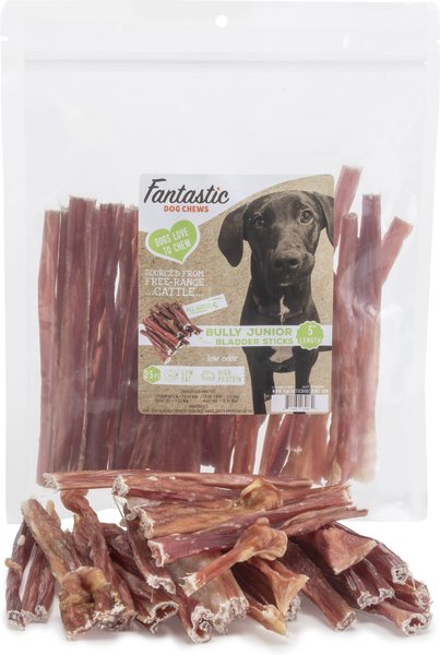 FANTASTIC DOG CHEWS Bully Junior Bladder Sticks Grain-Free Dog