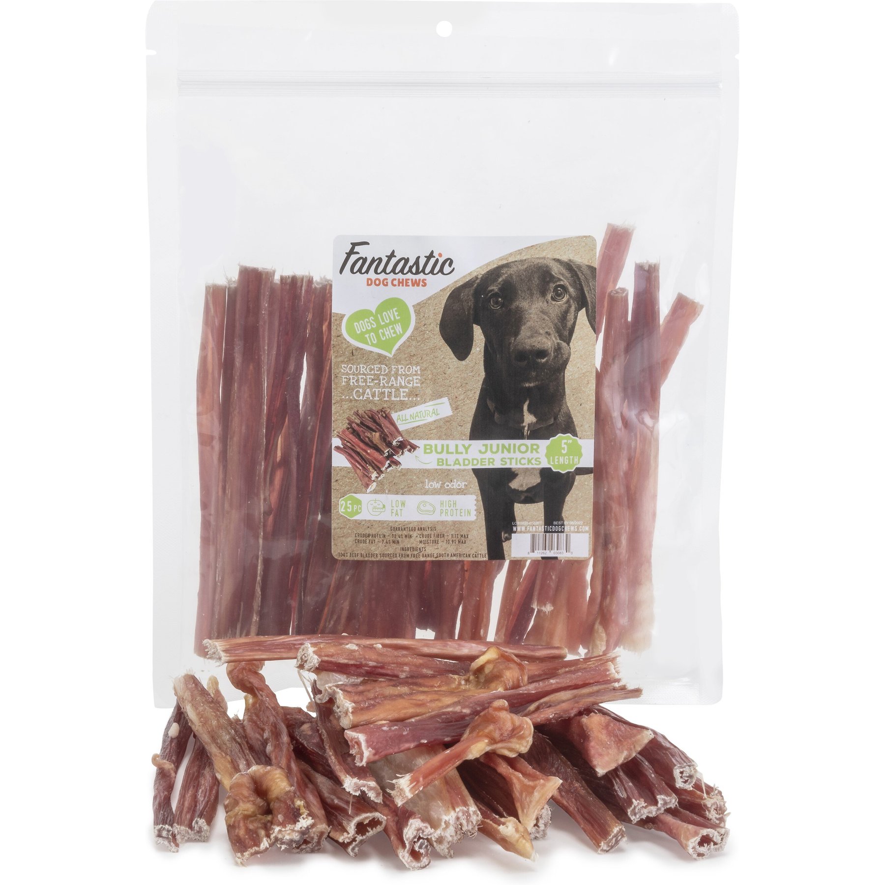 Bladder sticks for outlet dogs