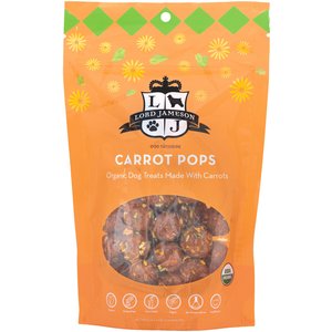 Lord Jameson Carrot Pops Vegan Dog Treats, 6-oz bag