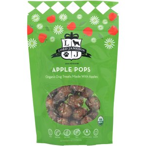 Lord Jameson Apple Pops Vegan Dog Treats, 6-oz bag