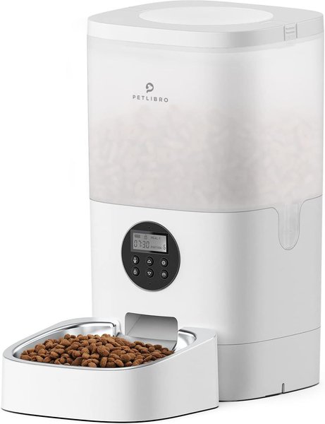 Petlibro Automatic Dog & Cat Feeder, Translucent, 25-cup slide 1 of 10