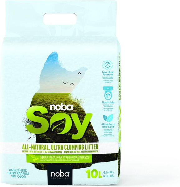 Noba Soy Ultra Clumping Cat Litter 10 L Bag Chewy Com