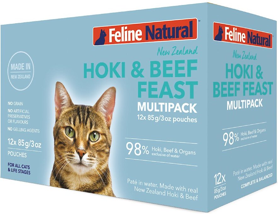 feline natural beef and hoki