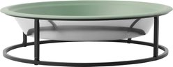 Frisco Elevated Non-skid Stainless Steel Dog & Cat Bowl, Artichoke Green, 10 cup