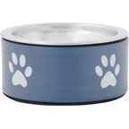 FRISCO Double Wall Insulated Dog & Cat Bowl, Maroon, 6 cup, 1 count 